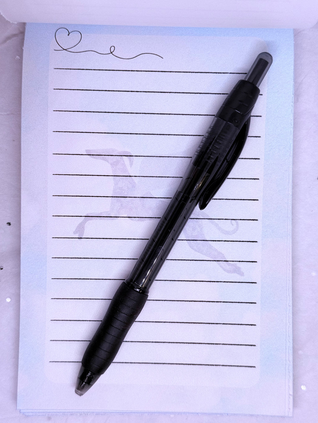 Blue Heaven Greyhound | Note Pad