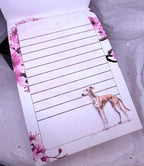 Cherry Blossom Greyhound | Note Pad