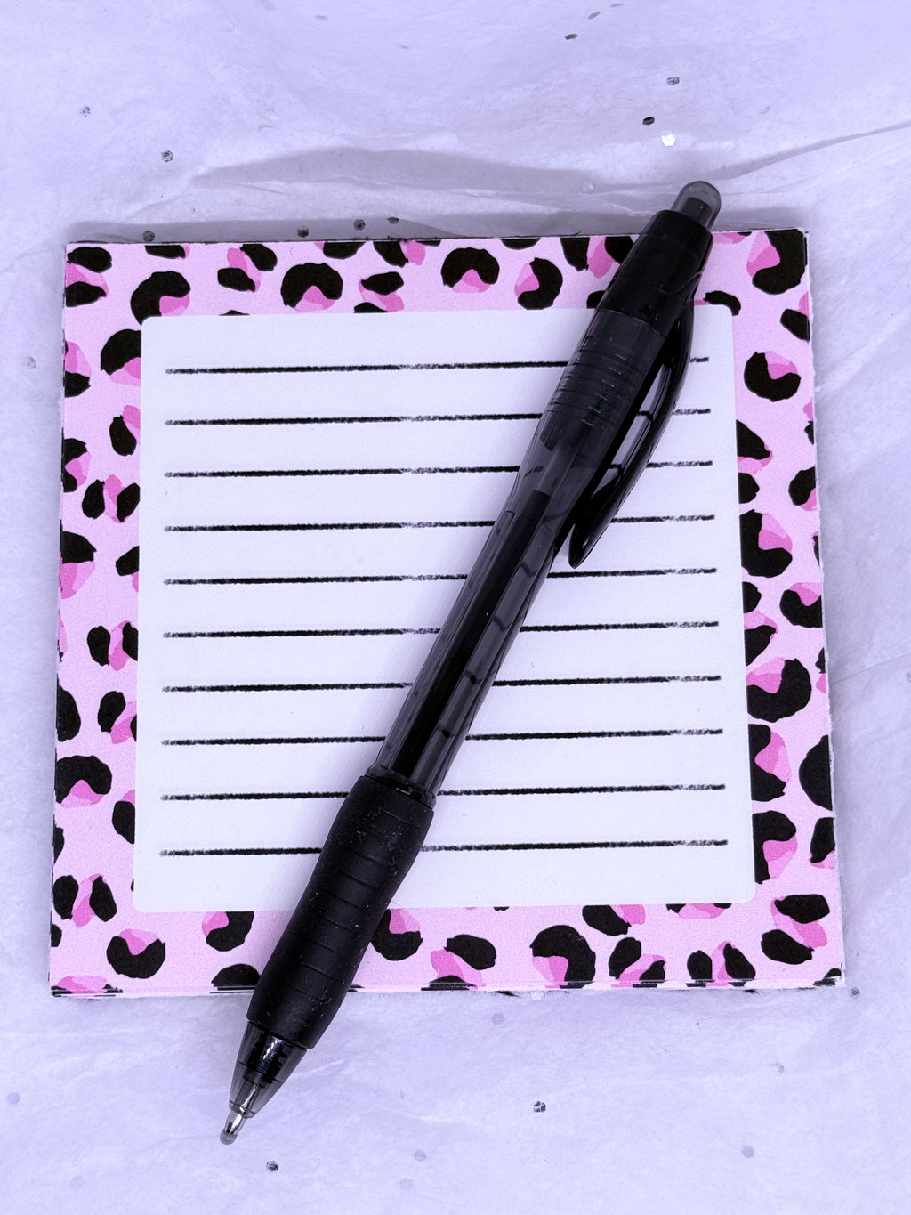 Pink & Black Leopard | Note Pad