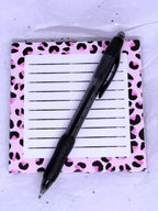 Pink & Black Leopard | Note Pad