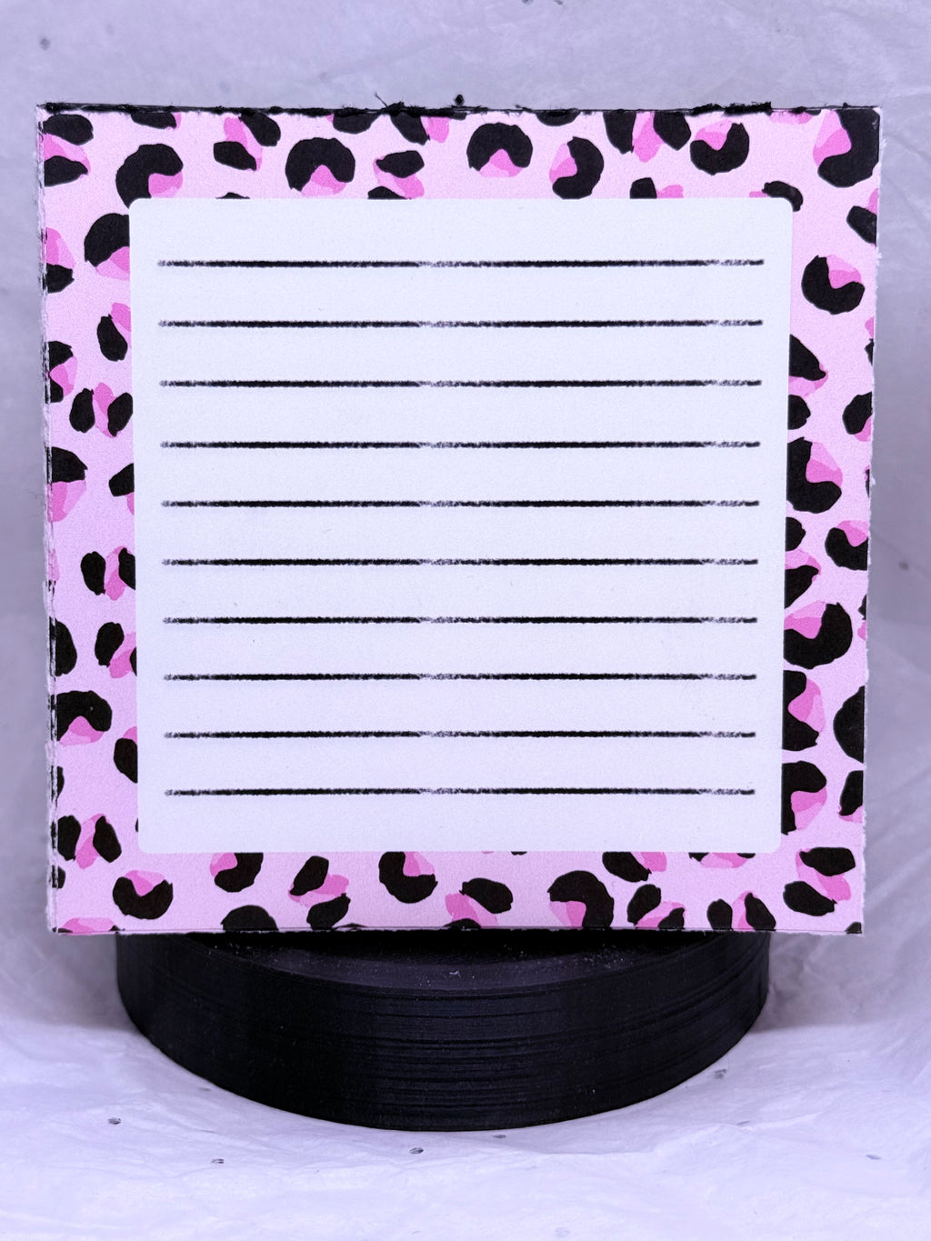 Pink & Black Leopard | Note Pad