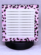 Pink & Black Leopard | Note Pad