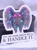 Mothman Death Metal | Sticker