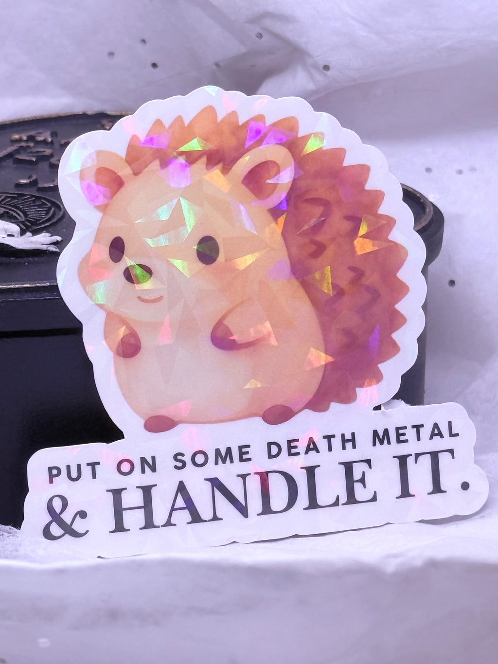 Hedgehog Death Metal | Sticker