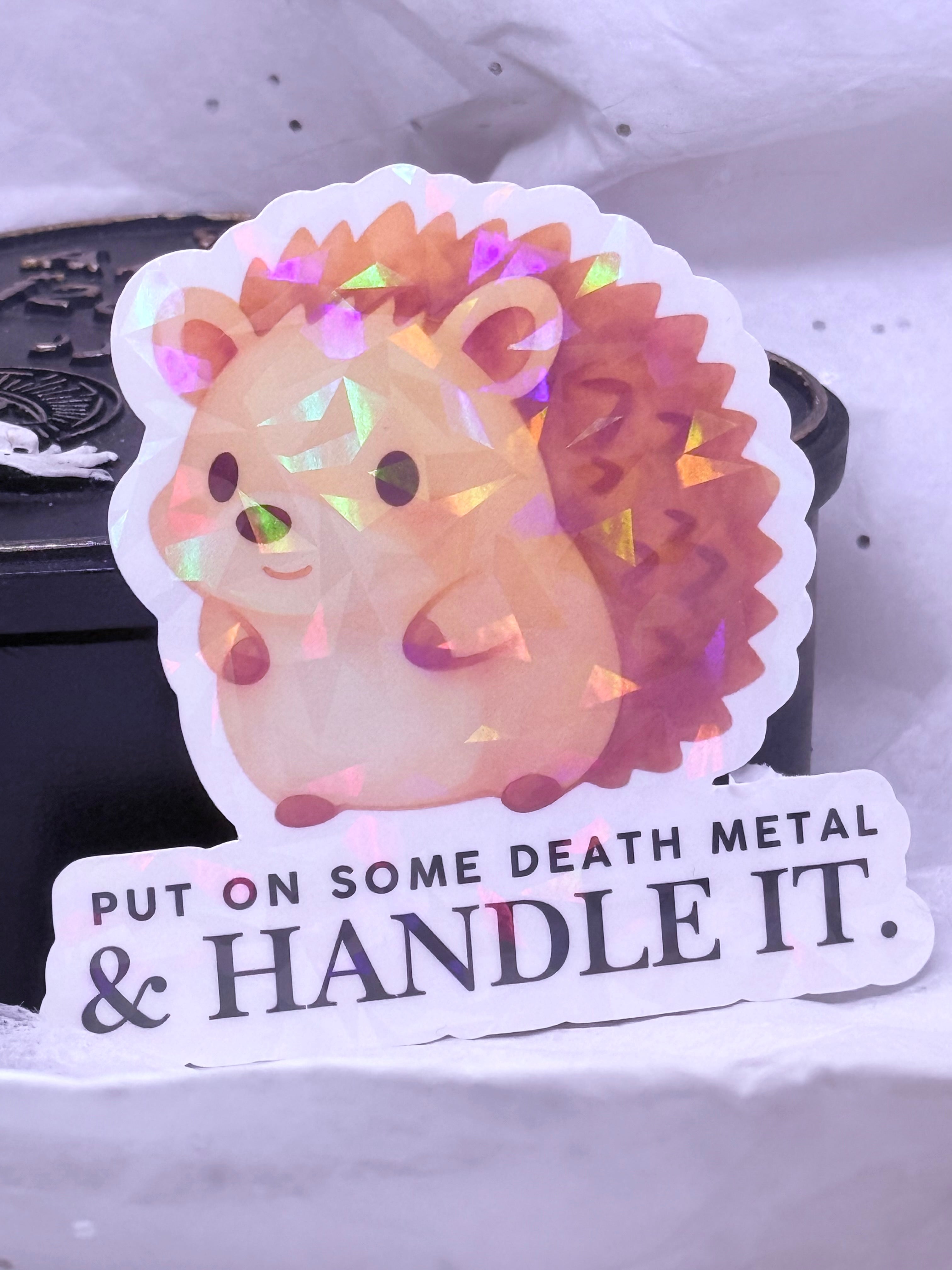 Hedgehog Death Metal | Sticker