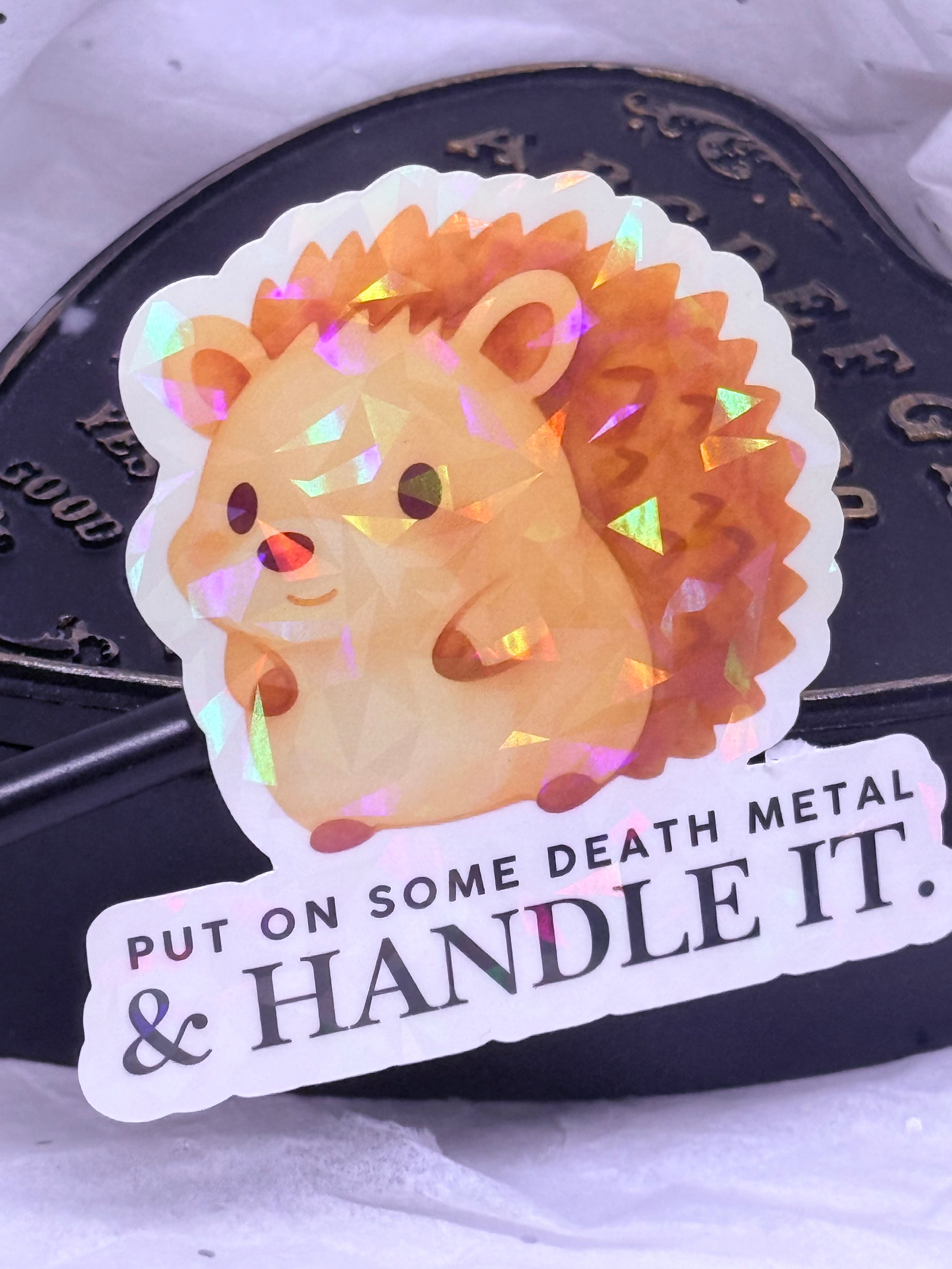 Hedgehog Death Metal | Sticker