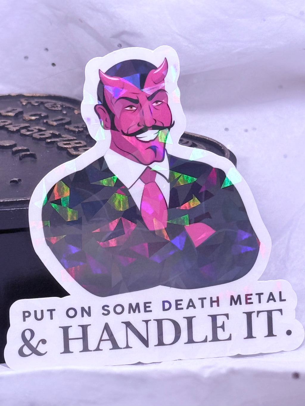 Handsome Devil Death Metal | Sticker