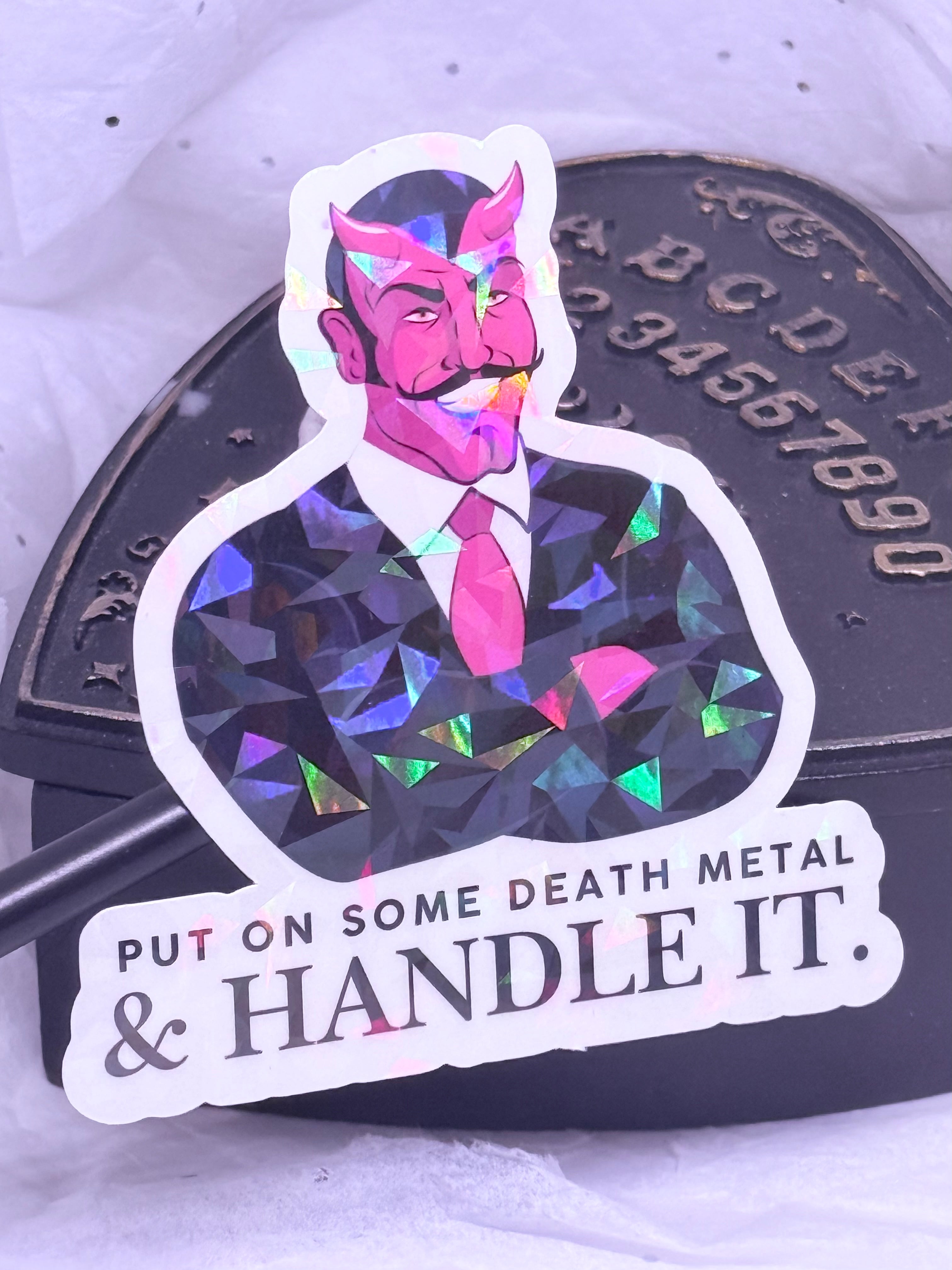 Handsome Devil Death Metal | Sticker