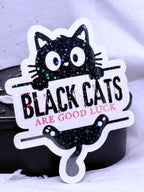 Black Cats Are Good Luck | Sticker