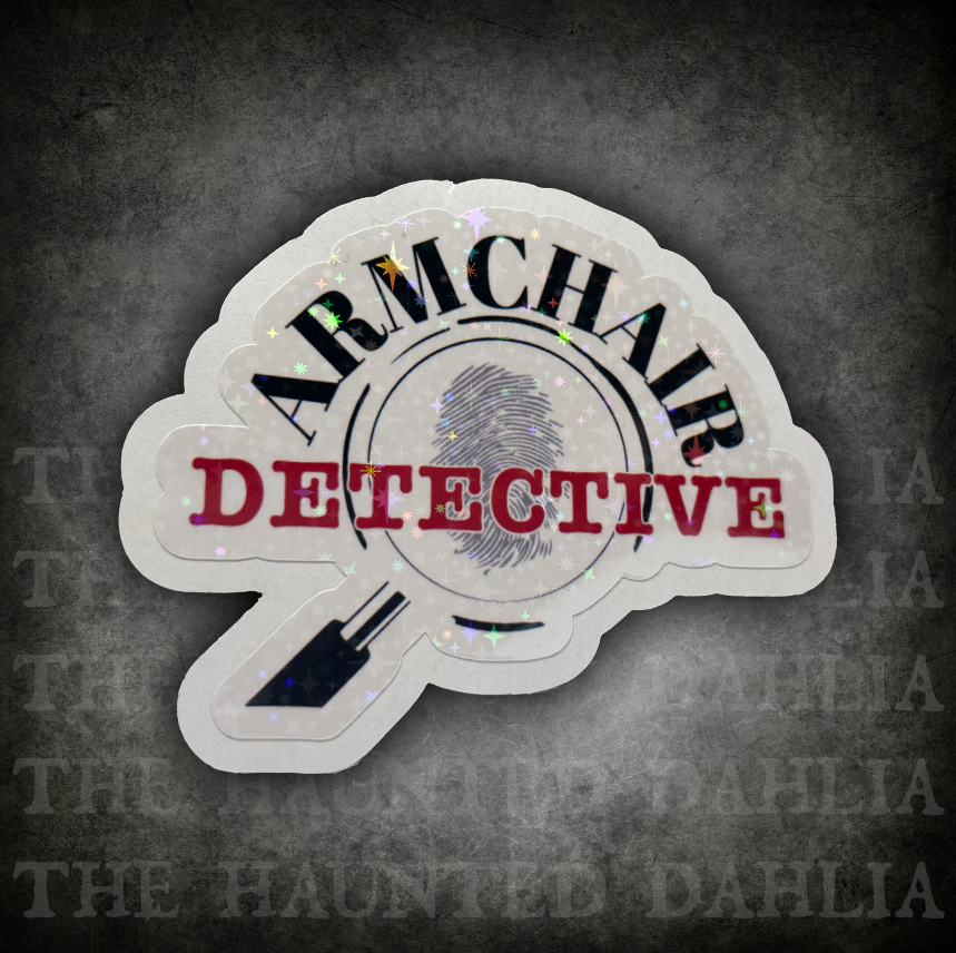 Armchair Detective Sticker