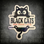 Black Cats Are Good Luck | Sticker