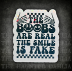 Real Boobs Fake Smile | Sticker