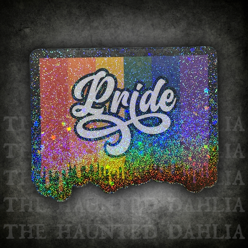 Drippy Rainbow Pride Sticker