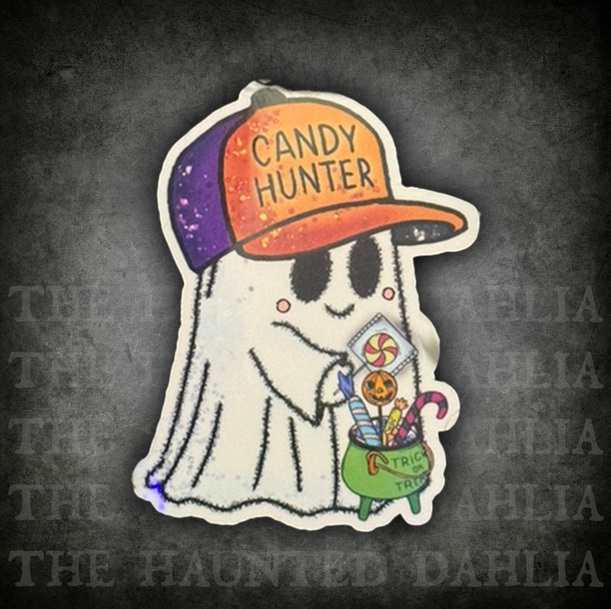 Candy Hunter Ghost Sticker