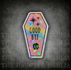 Goodbye Coffin Sticker