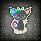 Gremlin Black Cat Sticker