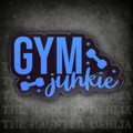 Gym Junkie Sticker (Blue) | Sticker