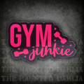 Gym Junkie Sticker (Pink) | Sticker