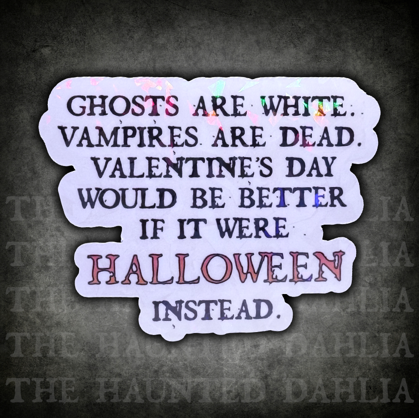Halloween Instead Sticker