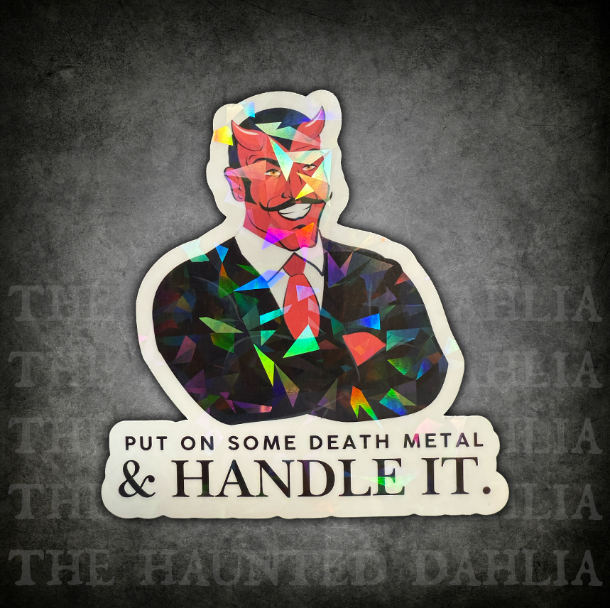 Handsome Devil Death Metal | Sticker