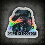 Plague Doctor | Holographic Sticker