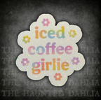 Iced Coffee Girlie | Sticker