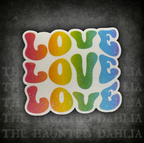 3x the Love Sticker