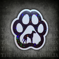 Greyhound & Paw Sticker