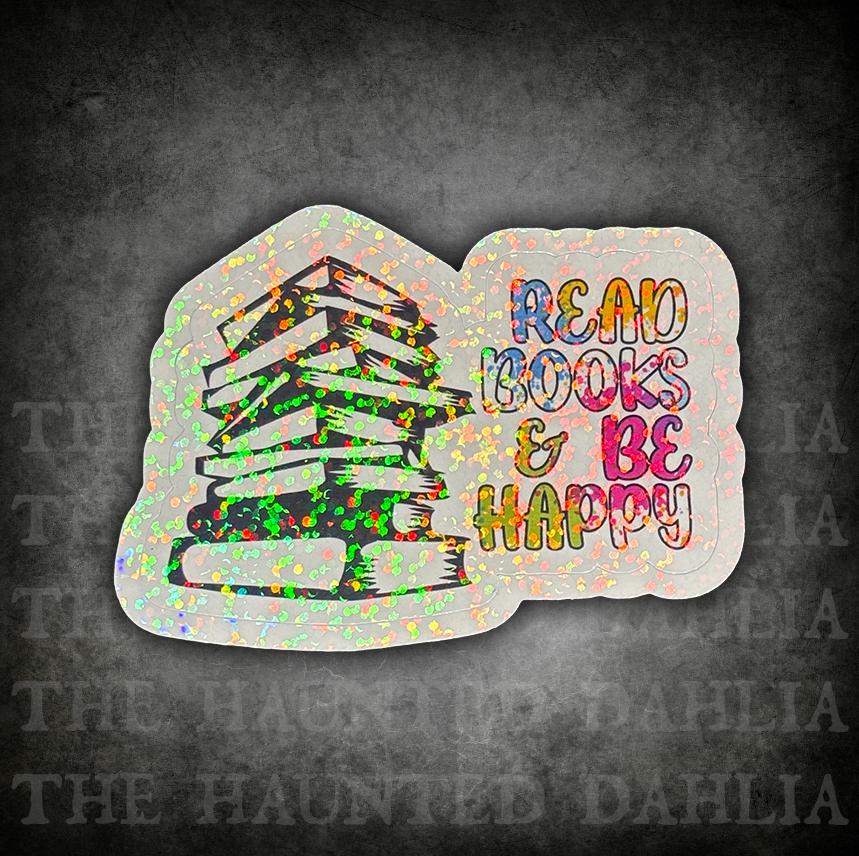 Read Books & Be Happy | Sticker