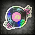 Record with Roses | Sticker