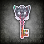 Cat Skeleton Key | Sticker