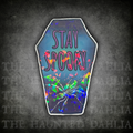 Stay Spooky Coffin with Spider Sticker