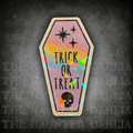 Trick or Treat Coffin | Sticker